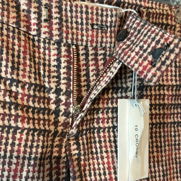 NWT Houndstooth plaid Derek Lam 10 Crosby pants - Picture 3 of 5